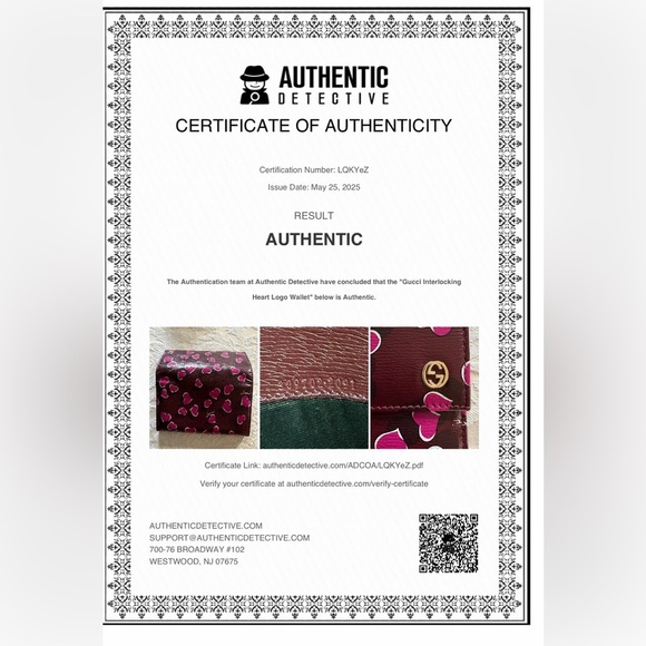 Gucci Leather Heartbeat Continental Flap Wallet - Excellent Used Condition - Picture 14 of 15